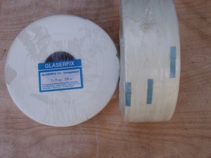 ! glaserfix 111 weiss vorlegeband selbstklebend !