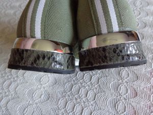 Damen - Sneaker, Turnschuhe, Textil, La Strada, khaki, Gr. 39, neuwertig Bild 5