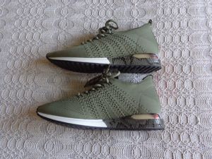 Damen - Sneaker, Turnschuhe, Textil, La Strada, khaki, Gr. 39, neuwertig Bild 3