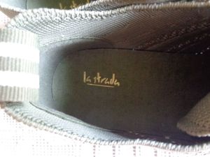Damen - Sneaker, Turnschuhe, Textil, La Strada, khaki, Gr. 39, neuwertig Bild 7