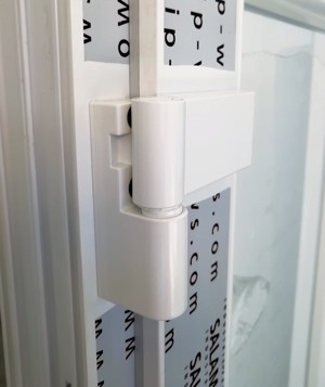 Kunststoff Haustüre 120x205 cm (weiß), HT1 2 flügelig, neu Bild 6