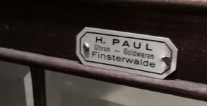 Regulator Pendeluhr Wanduhr Antiquität ca 1930 Holz Finsterwalde Bild 2