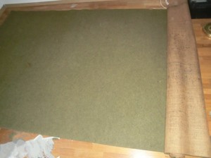 Alter Teppich(-Boden) zu verschenken Bild 2