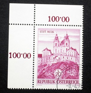 Briefmarken: Österreich 1963 Stift Melk 