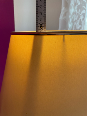Tischlampe Gold mit Schwenkarm zwei Meter Kabel mit Schalter Bild 10