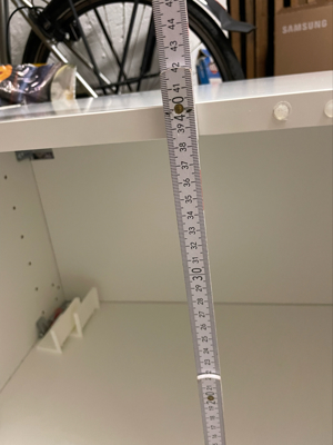 Wandregal Ikea mit Türdämpfer Soft Close Bild 7