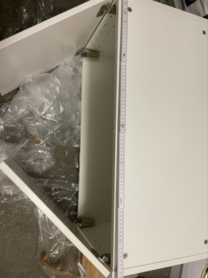 Wandregal Ikea mit Türdämpfer Soft Close Bild 6