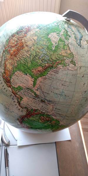 Historischer Globus, guter Zustand  Bild 4