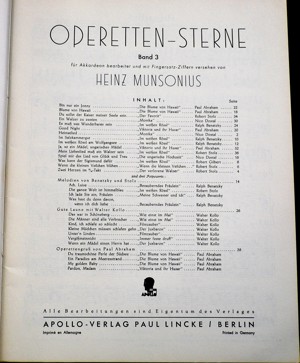 Noten: Operetten Sterne für Akkordeon Band 1-3    Bild 9