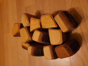 Holzbausteine natur, geölt