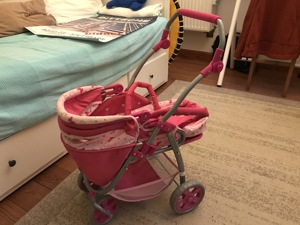 Puppenwagen rosa Bild 1