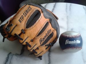 Baseball Handschuh mit Ball 9 1 2 Inch Franklin neu Bild 1
