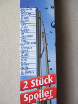 1 Satz Wischerblätter für vers. Fahrzeuge - NEU! VB 7,50 EUR Bild 2