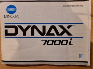Minolta Dynax- 7000i AF- Spiegelreflexkamera gebraucht zu verkaufen Bild 9