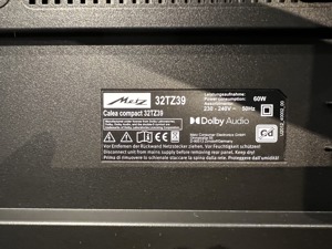 Flat-TV Metz Calea compact 32TZ39 mit Wandhalterung, Top Qualität in Bild und Ton, Bestzustand Bild 4