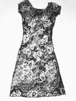 Kleid Gr. 36 38 Gina Benotti mit elastischer Spitze 2 tlg. Bild 2