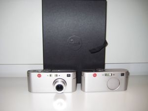Leica d lux 2x - silber - feiner zustand - leica akku - eur 975 Bild 1