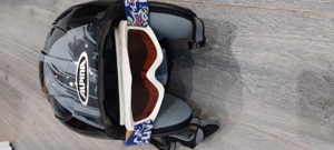 Alpina Ski Helm mit Ski Brille Größe 48   52