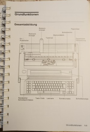 Bedienungsanleitung für Typenradschreibmaschine IBM 6787 Bild 2