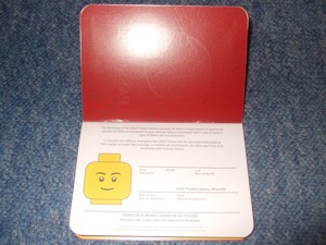 *** LEGO - Pass * Passport * Reisepass - 12 Seiten * rot braun * Neu * Geburtstag * Weihnachten *** 