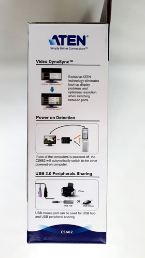 ATEN PETITE 2-Port USB DVI KVM Switch Monitorumschalter Bild 2