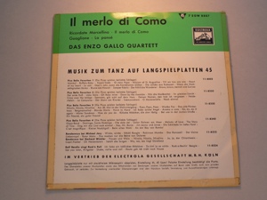 Schallplatten: 3 x Enzo Gallo Quartett  Bild 6