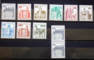 Briefmarken: Berlin 1977 Einzelmarken und Sätze