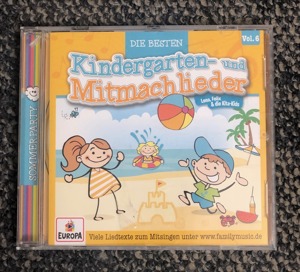 Die besten Kindergarten-und Mitmachlieder,Vol.6 von Lena,F... | CD  Bild 1