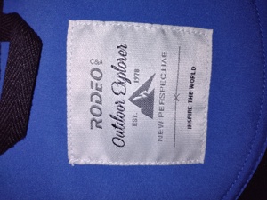 Softshell Jacke blau Damen Rodeo Tecwear Outdoor Gr. 48 Waterproof Bild 2