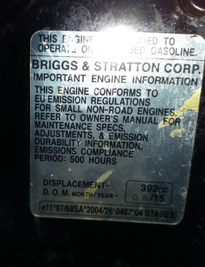 Briggs & Stratton 13 PS Vanguard Motor 392cc Bild 8