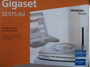 Siemens Gigaset SE 515 DSL Router- VB 8,90 EUR Bild 1