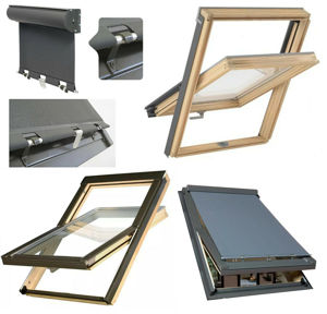 Dachfenster SKYFENSTER Fenster mit Eindeckrahmen + Rollo Velux Bild 8