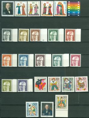 Berlin postfrisch ohne Falz, komplette Jahrgänge 1967 bis einschl. 1970 mit allen Hauptnummern  Bild 2