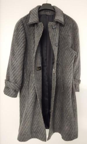 grauer Damen Mantel   warme Winterjacke, C&A, Gr. 20, mit Lamawolle (4) Bild 1
