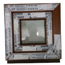 Kunststofffenster Fenster, neu auf Lager 40x40 cm (bxh) Eichegold