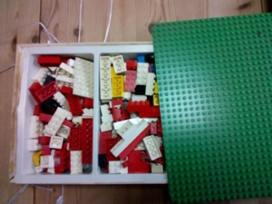 Lego System Haus aus den 70er Jahre Bild 1