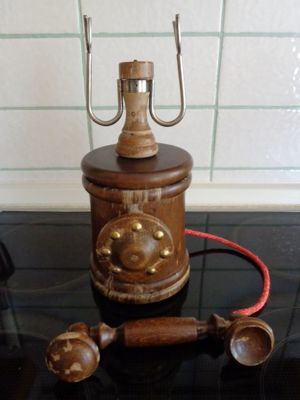 Vintage Deko Artikel aus Holz: Telefon 3,00 Euro Bild 4