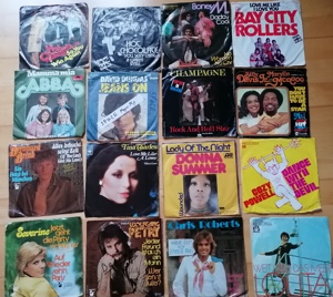 Schallplatten Singles und  LP s 60 70ziger Jahre , CD s und DVD s