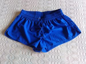 Vintage - Hotpants, Shorts, kurze Hose, royalblau, Gr. 38 bzw. ca. Gr. M, Censored