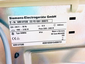  Extraklasse A+++ 8Kg Waschmaschine Siemens (Lieferung möglich)  Bild 8