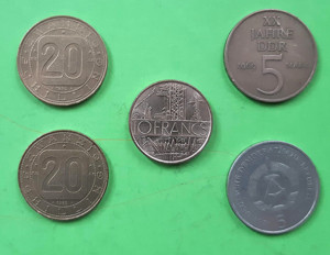 Konvolut Münzen div. Länder Europas Bild 1