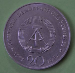 Sondermünzen - aus der DDR - 20 Mark und 5 Mark Bild 8