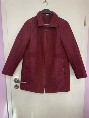 Weinrote Steppjacke, Damen, Größe 44