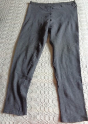 Damen - Vintage - Leggings, grau, Gr. 40 42 bzw. ca. Gr. M