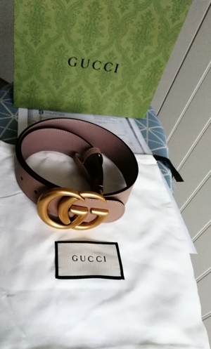 Org. Gucci gürtel Taube Belt Staubbeutel Tüte Marmont MK Bild 5