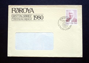 Briefmarken: Färöer 1980 FDC Europa  Bild 1