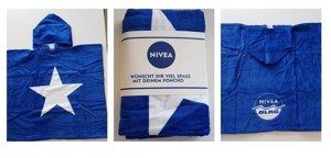 NEU Nivea Poncho 2023 -100% Baumwolle - Kinder Badetuch 2 Stück vorhanden!