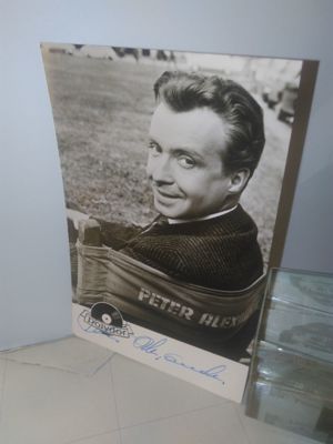 Peter Alexander Polydor Autogrammkarte Original Signiert  Bild 2