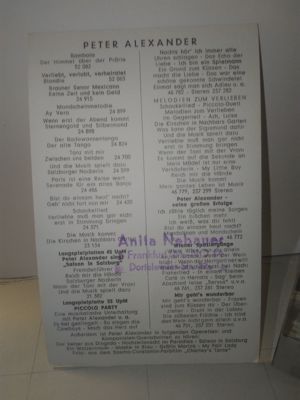 Peter Alexander Polydor Autogrammkarte Original Signiert  Bild 3