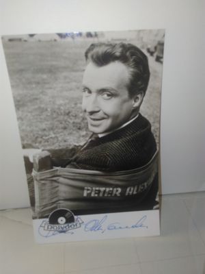 Peter Alexander Polydor Autogrammkarte Original Signiert 